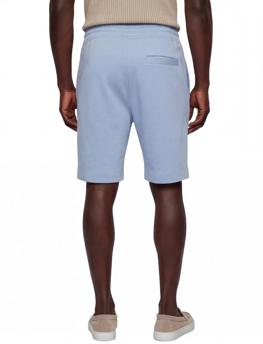 Lichtblauwe korte broek BOSS Orange Sewalk elastische band