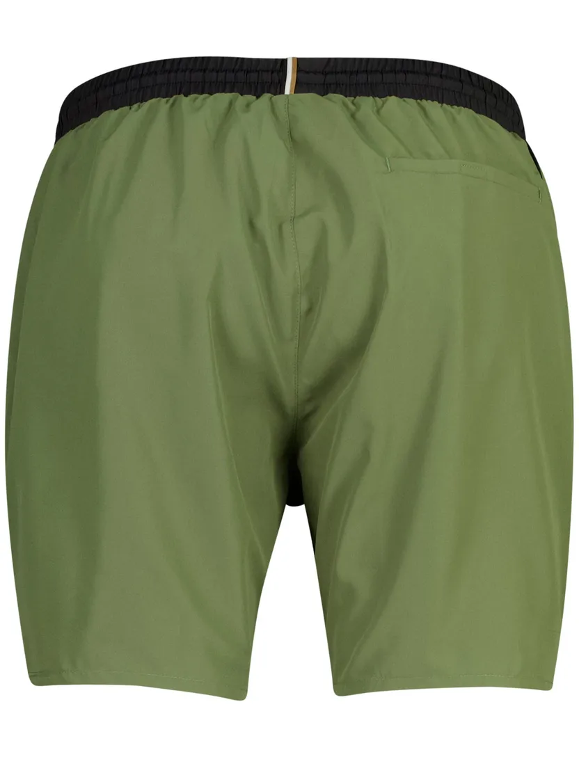 Zwembroek BOSS Orange Starfish groen normale fit