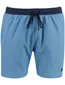 Zwembroek BOSS Orange Starfish blauw donkerblauwe rand