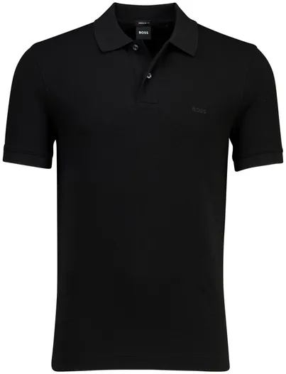 Hugo Boss BOSS Black Pallas polo zwart 2 knoops