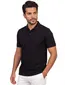 BOSS Black Pallas polo zwart 2 knoops