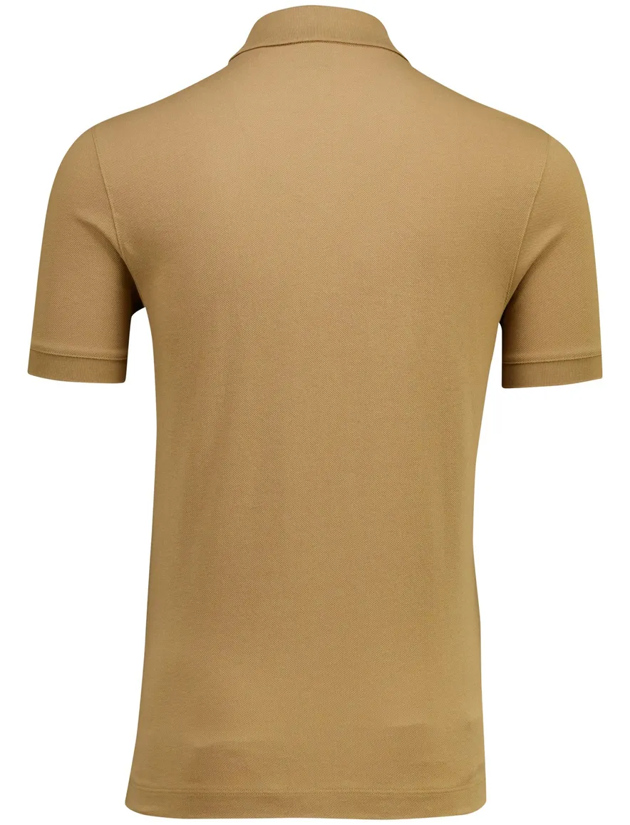 BOSS Black poloshirt Pallas lichtbruin