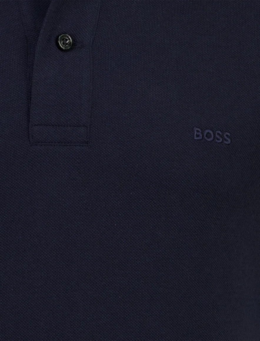 Boss Black Pallas poloshirt korte mouw donkerblauw