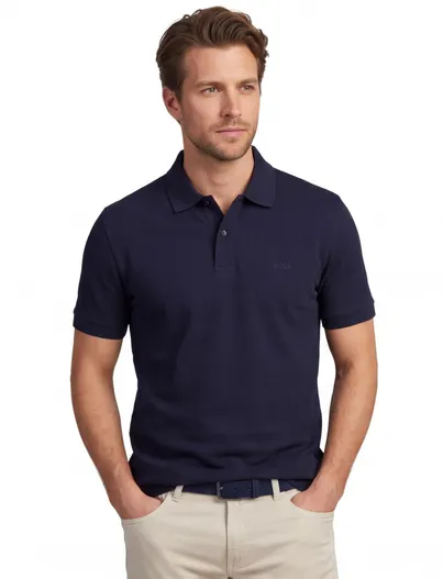 Hugo Boss BOSS Black poloshirt Pallas navy