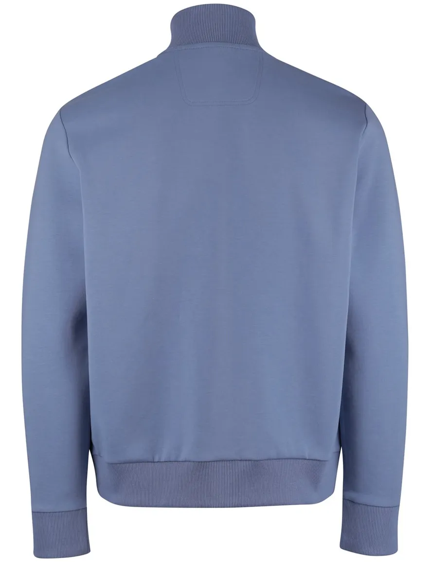 Blauwe vest BOSS Green Skaz, katoenen