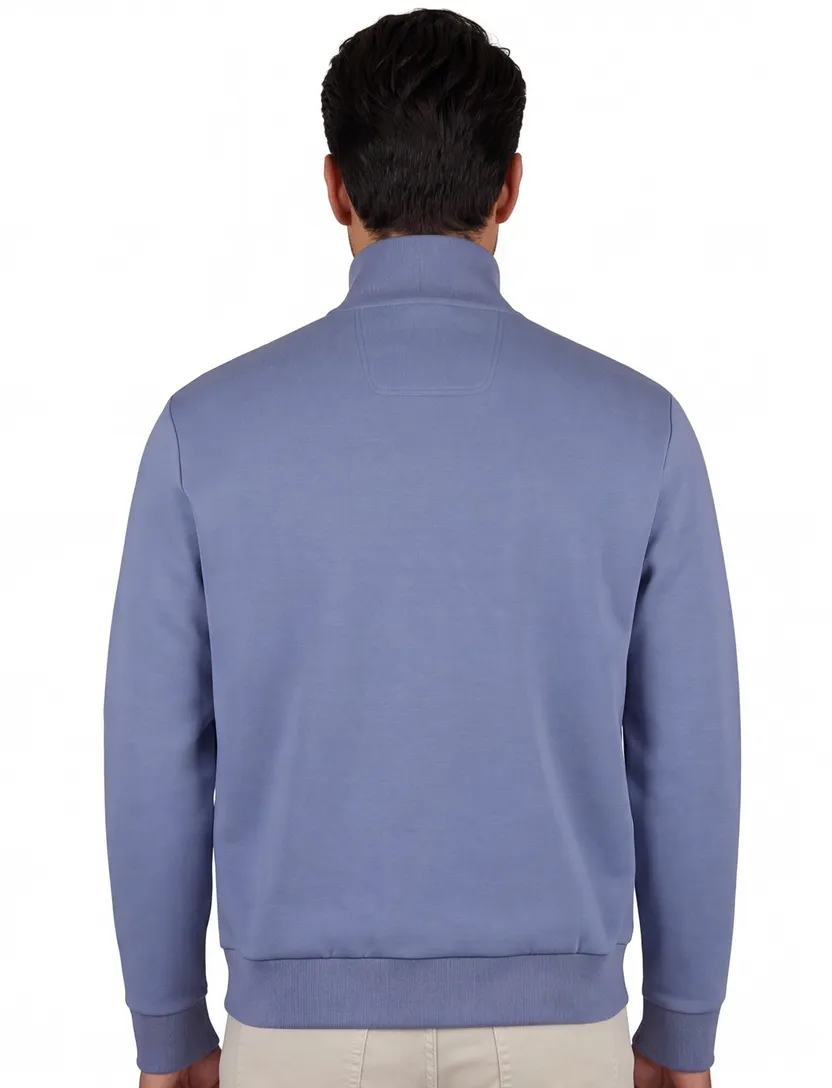 BOSS Green Skaz vest blauw, 100% katoen
