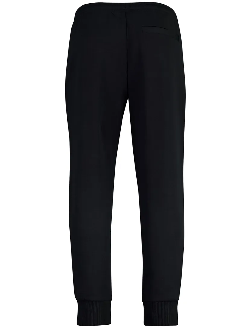 Donkerblauwe joggingbroek BOSS Green Hadiko katoenblend