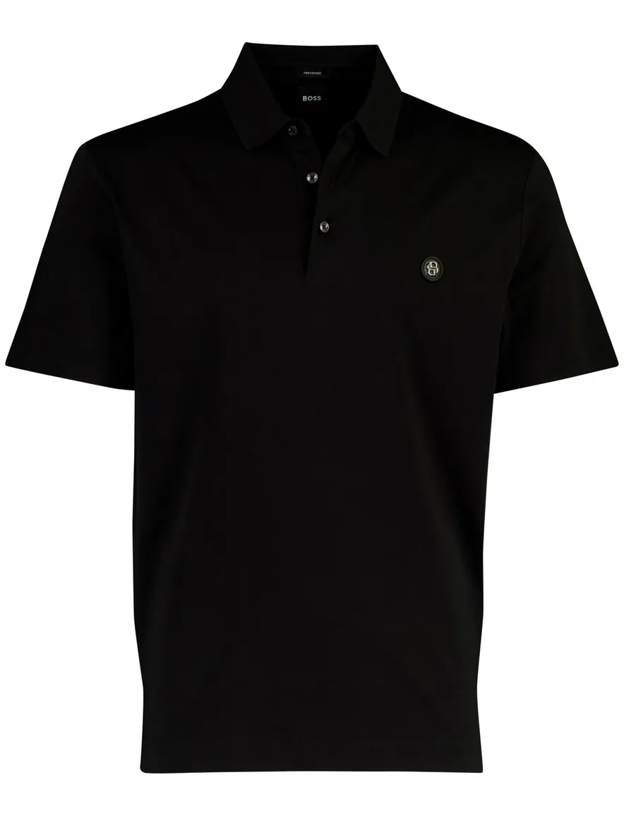 BOSS Black C-Parris polo zwart jersey