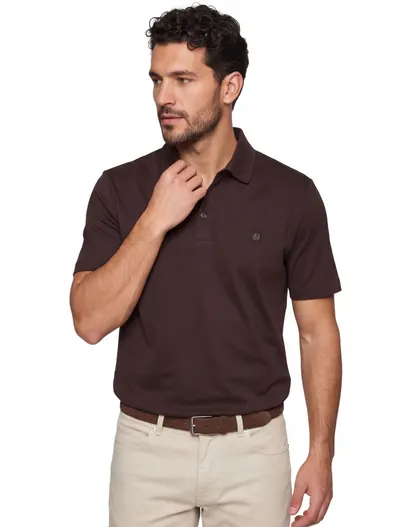 Hugo Boss Poloshirt BOSS Black C-Parris bruin