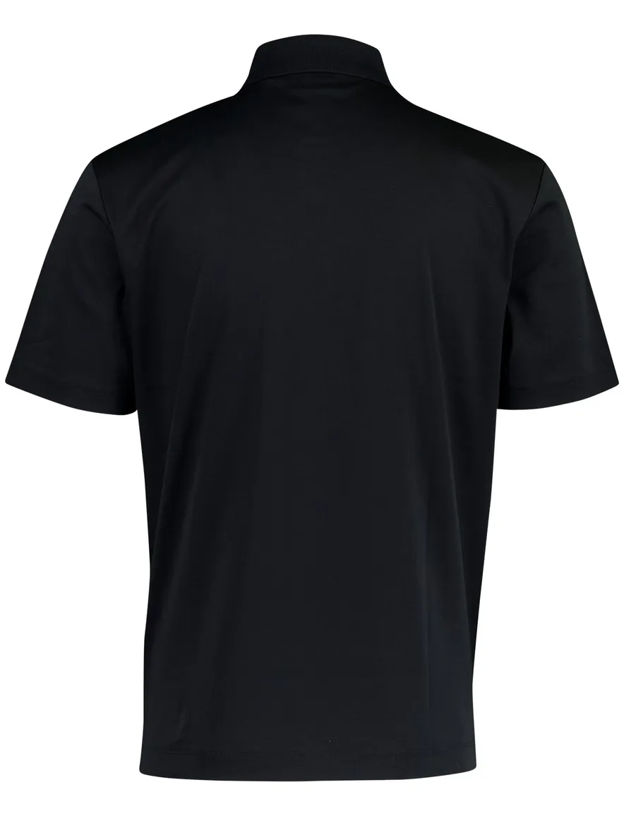 BOSS Black C-Parris polo donkerblauw 3-knoops