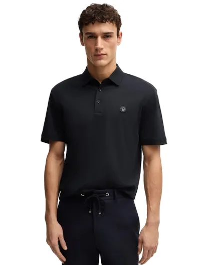 Hugo Boss BOSS Black C-Parris polo donkerblauw 3-knoops