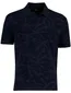 Poloshirt BOSS Orange donkerblauw structuur