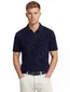 Poloshirt BOSS Orange donkerblauw structuur