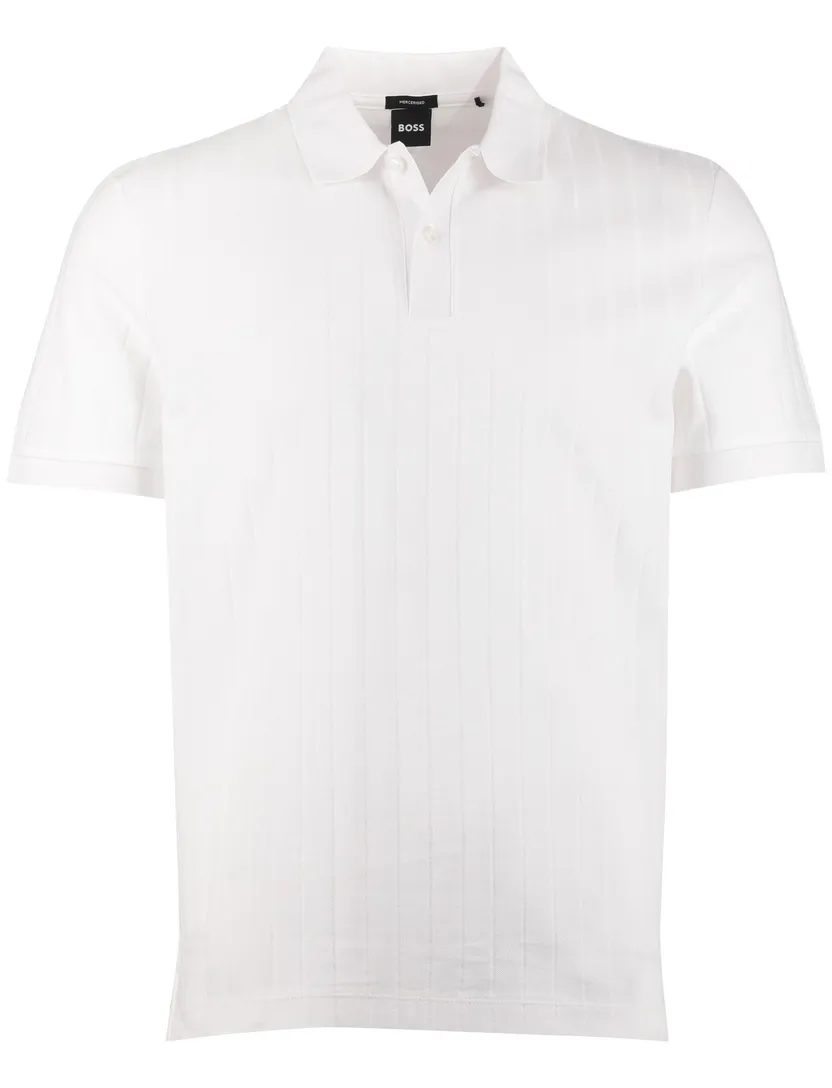 Poloshirt BOSS Black H-Parlay wit