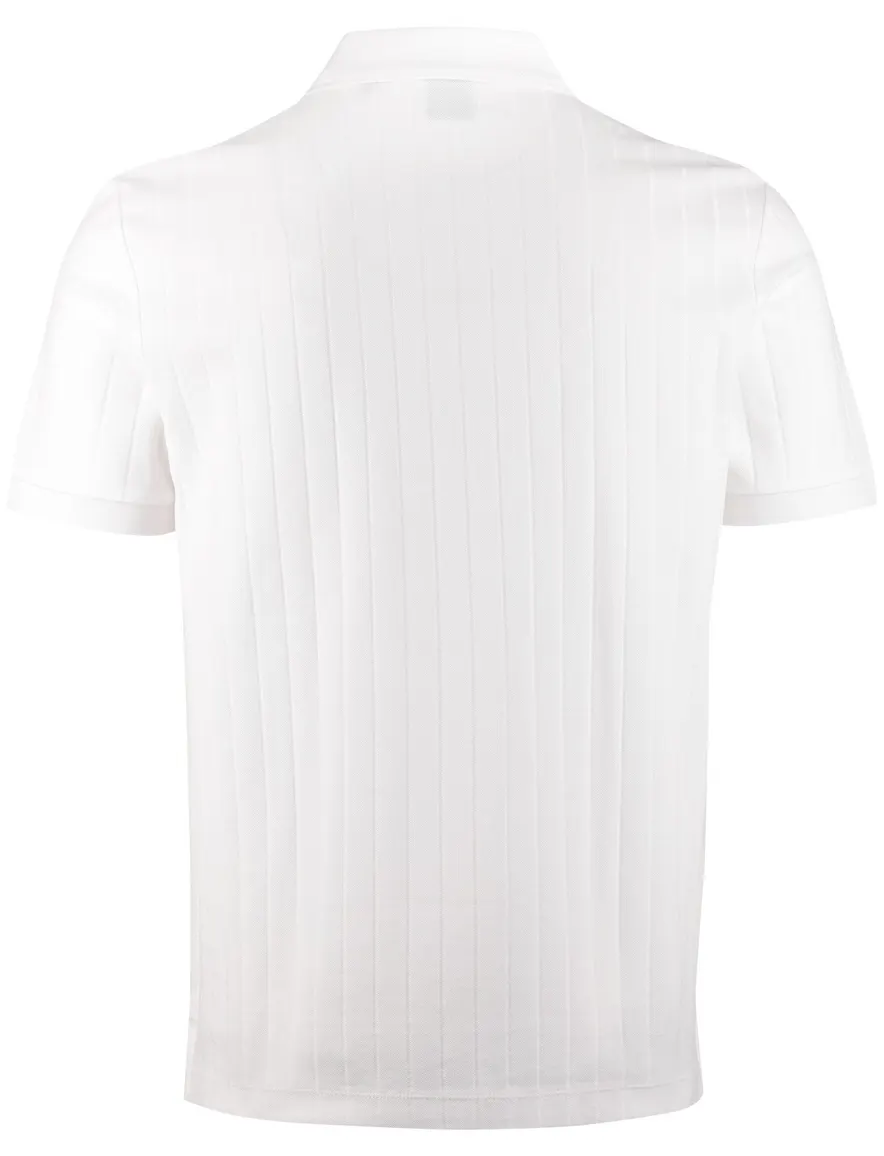 Katoenen witte polo BOSS Black H-Parlay
