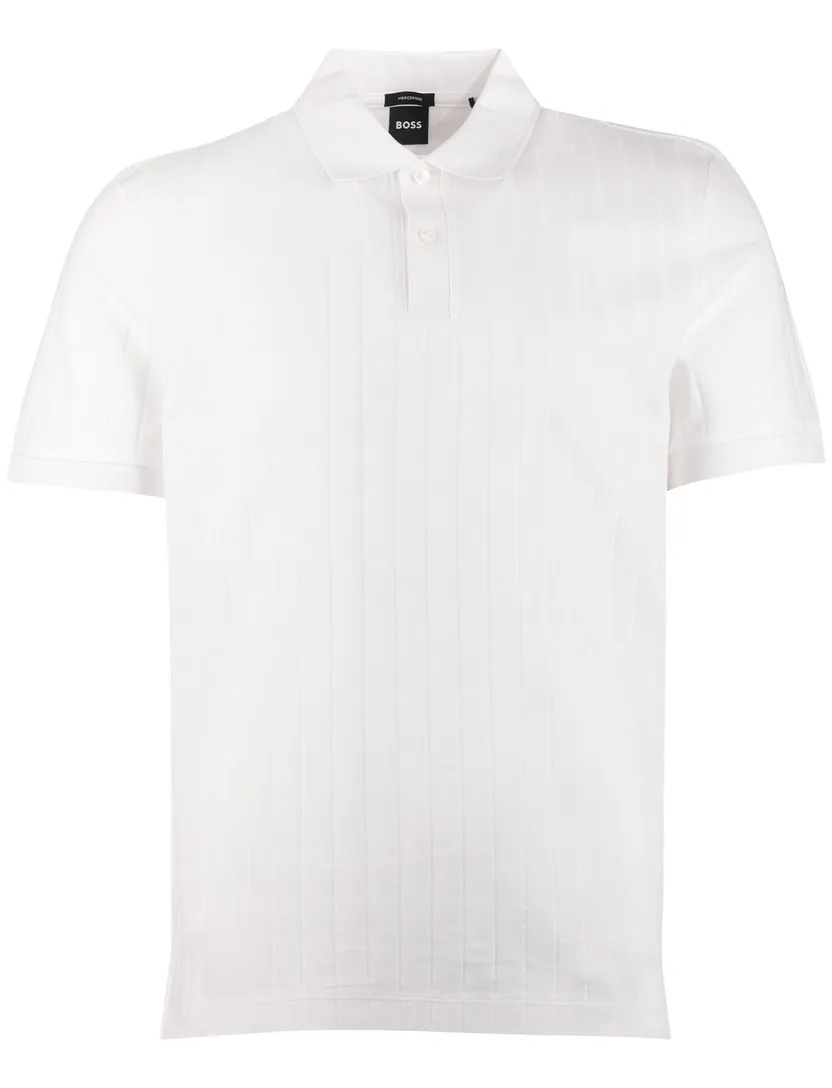 Poloshirt BOSS Black H-Parlay wit