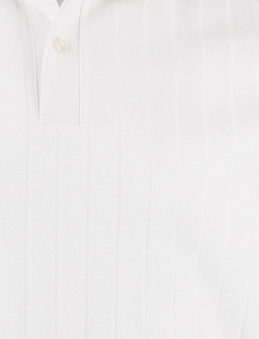 Katoenen witte polo BOSS Black H-Parlay