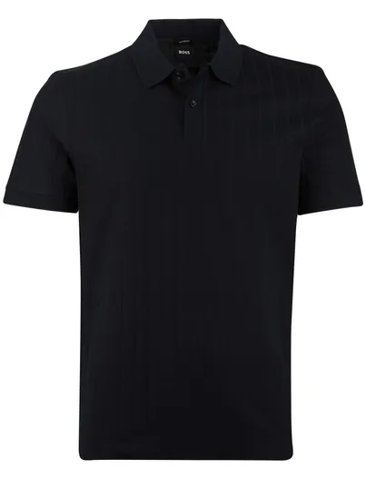 Hugo Boss Katoenen zwarte polo BOSS Black H-Parlay