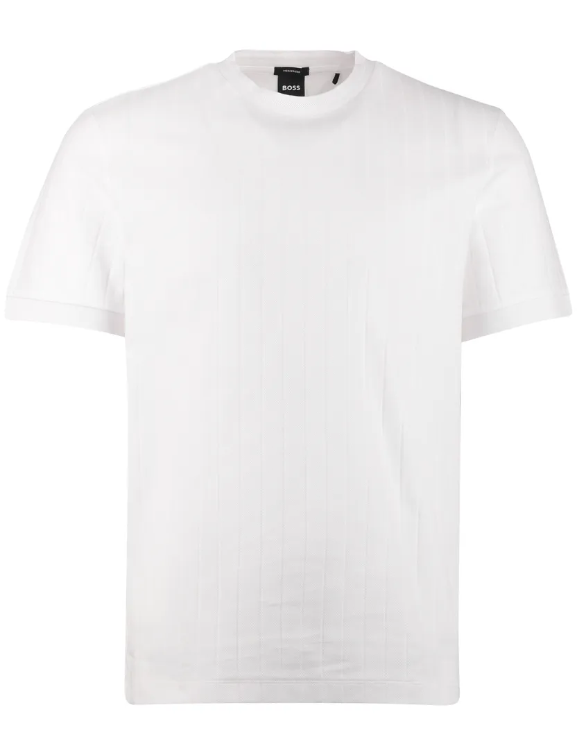 T-shirt BOSS Black H-Thompson wit ronde hals