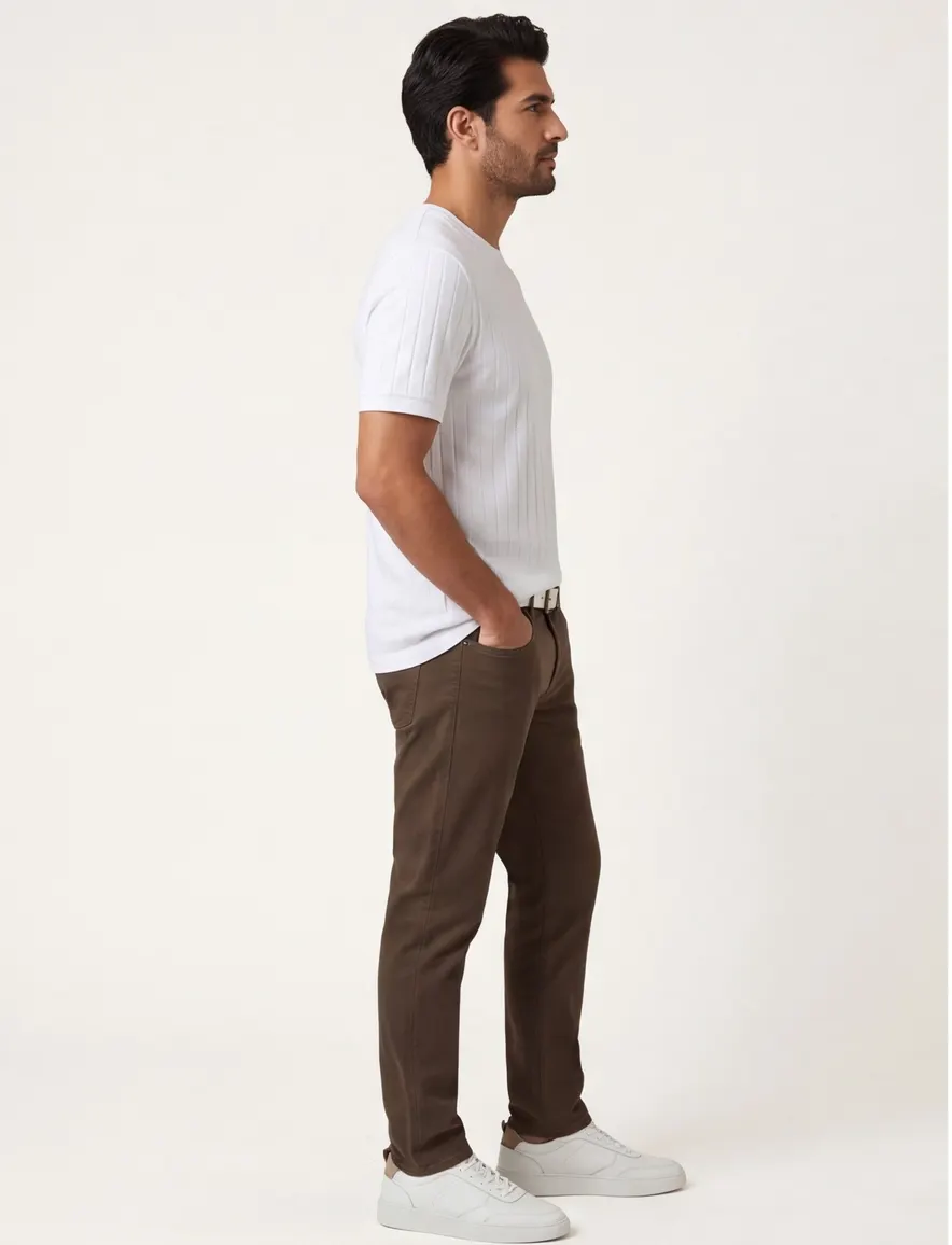 BOSS H-Thompson 236 T-shirt wit strepen