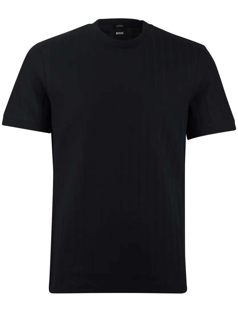 T-shirt BOSS Black H-Thompson navy ronde hals