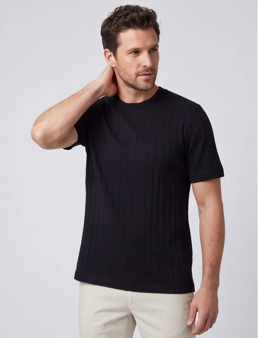 Donkerblauw T-shirt BOSS Black H-Thompson