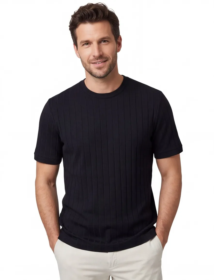 Donkerblauw T-shirt BOSS Black H-Thompson