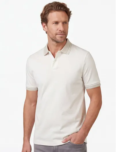 Hugo Boss Poloshirt Boss Black Black H-Phillipson wit 2-knoops jersey
