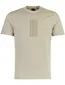 BOSS Orange Te-Bass t-shirt geprint grijs