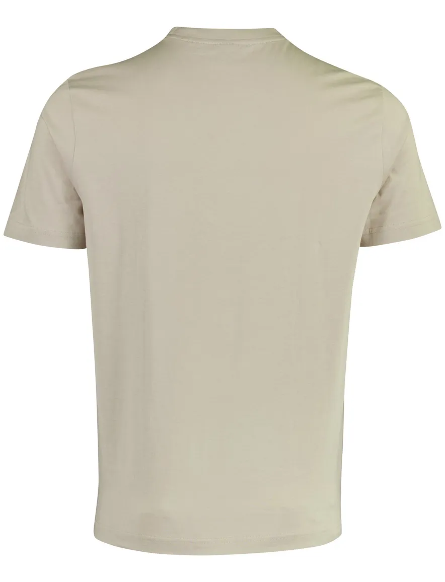 BOSS Orange Te-Bass t-shirt geprint grijs