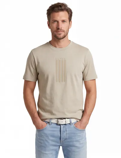 Hugo Boss BOSS Orange Te Bass T-shirt grijs