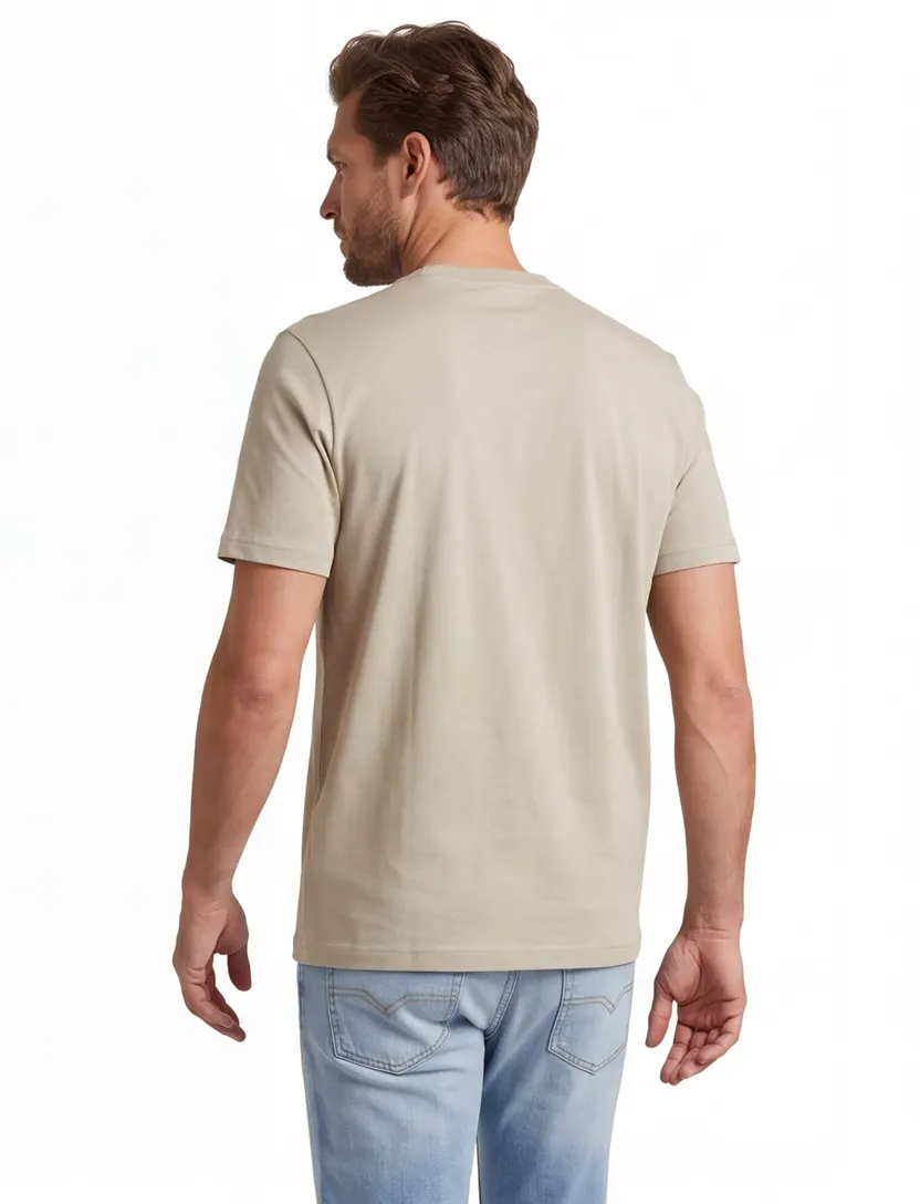 Grijs t-shirt BOSS Orange Te-bass geprint