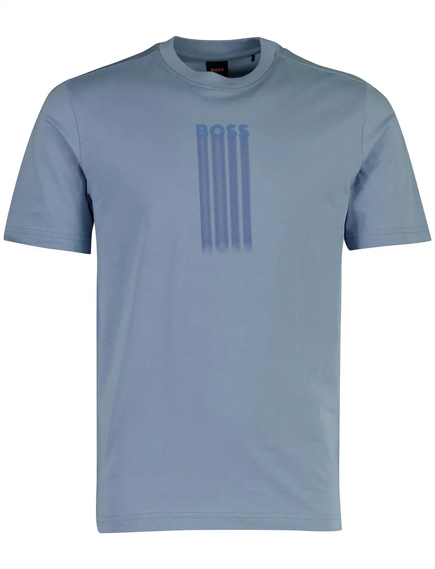 BOSS Orange Te_Bass t-shirt blauw