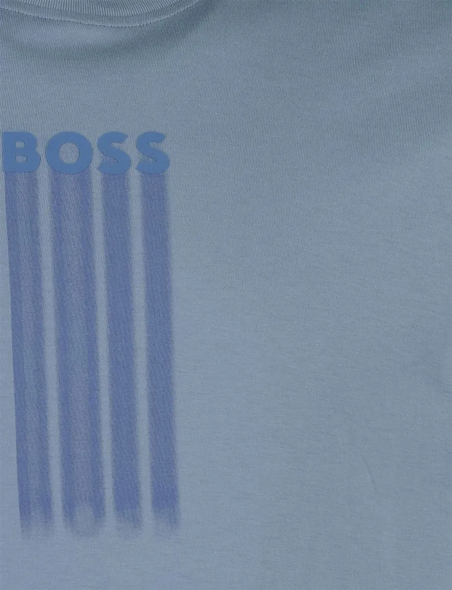BOSS Orange Te_Bass t-shirt blauw