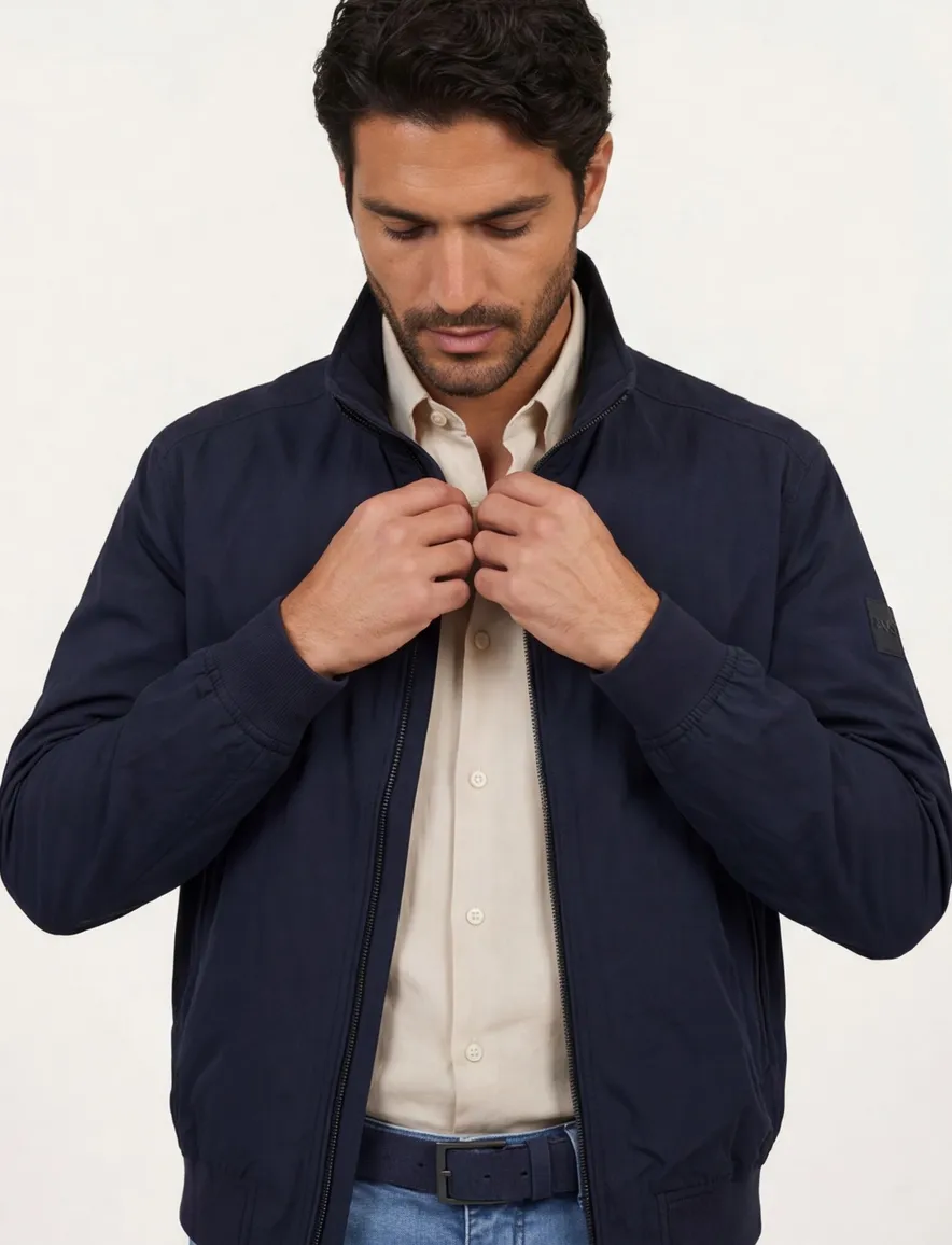 Boss Orange Opens zomerjas donkerblauw