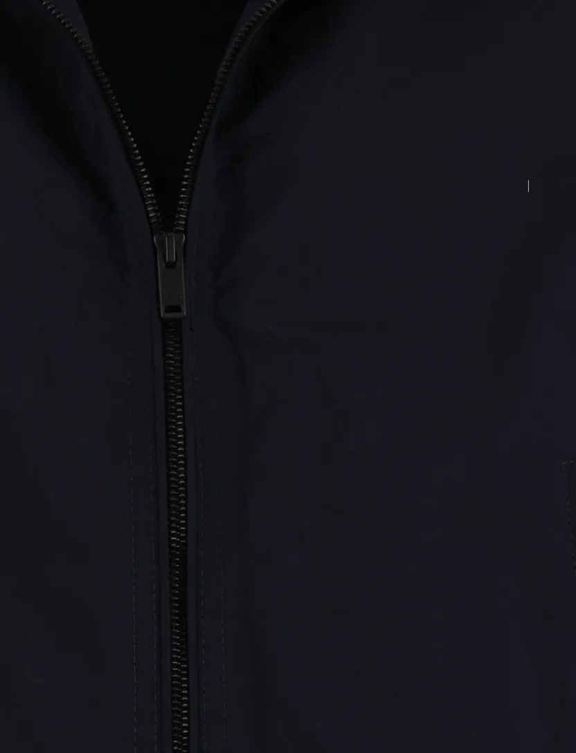 Zomerjas BOSS Orange Opens windjack donkerblauw met boord