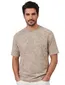 T-shirt BOSS Orange grijs met structuur