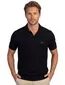 BOSS Green poloshirt zwart vierkant structuur Porsche lijn