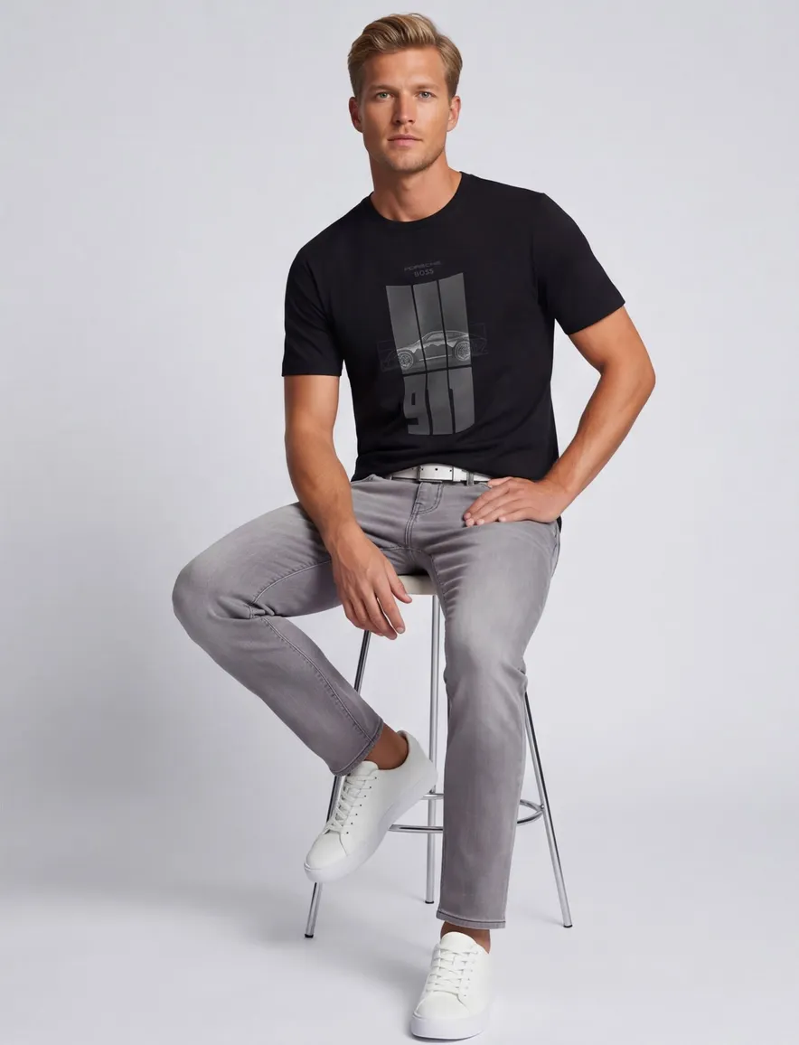 Boss Green t-shirt zwart