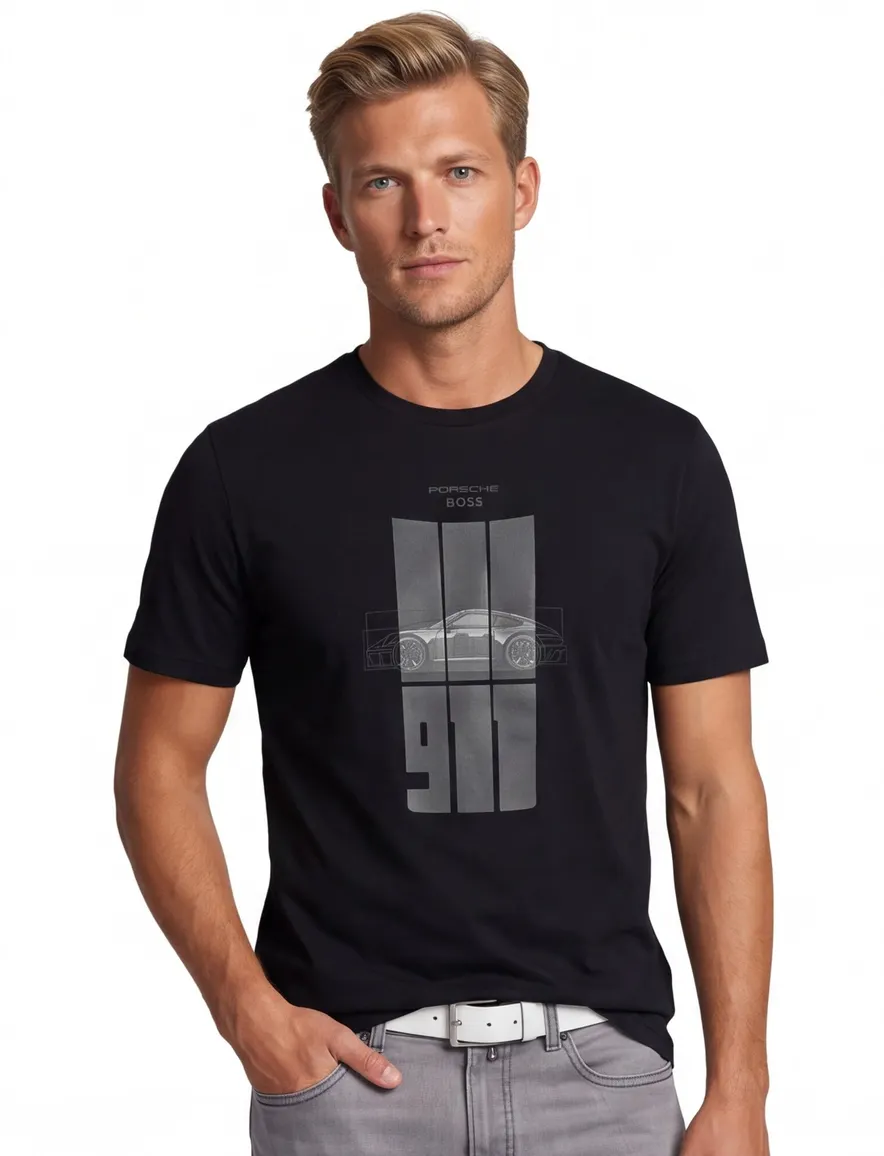 Boss Green t-shirt zwart