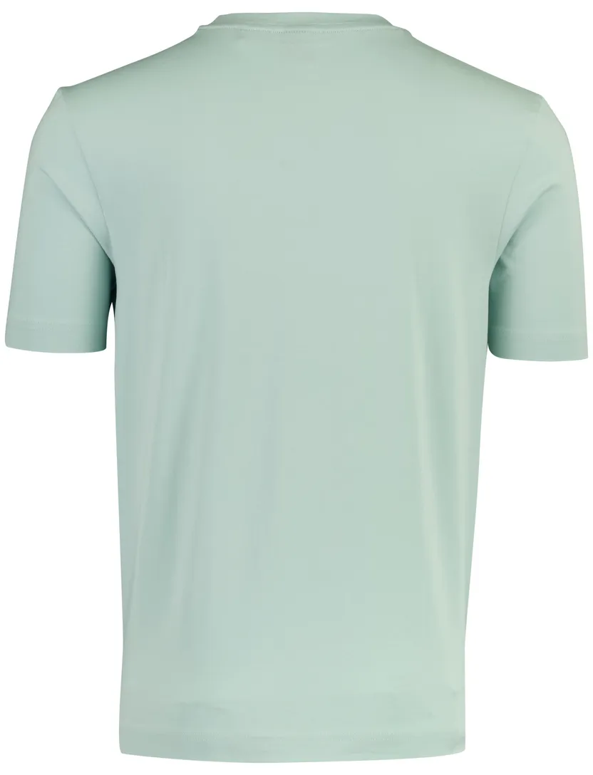 T-shirt turquoise BOSS Orange logo normale fit