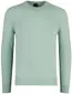Trui BOSS orange asac c ronde hals groen