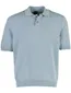 Poloshirt BOSS Orange lichtblauw wijde fit