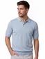 Boss Orange polo lange mouw blauw
