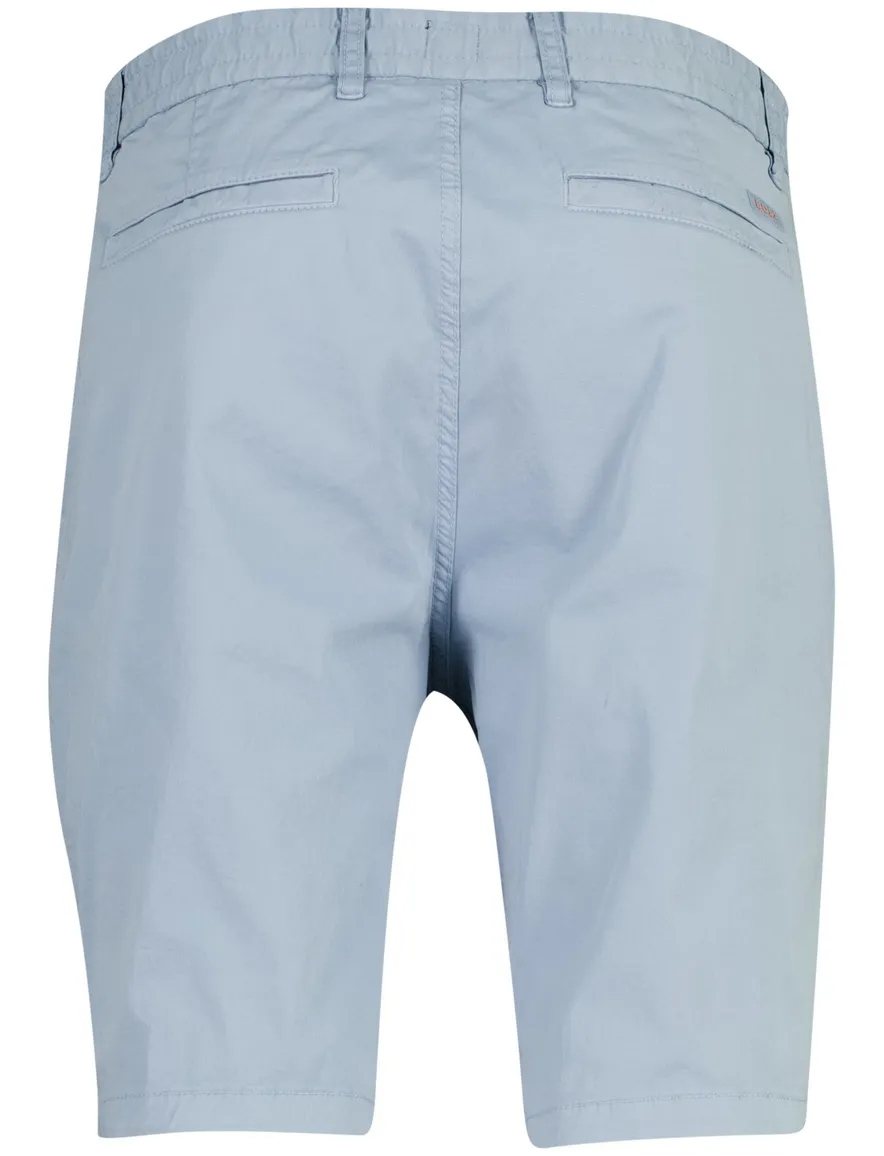 BOSS Orange Tapered Fit bermuda lichtblauw elastische band