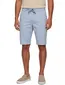 Bermuda lichtblauw BOSS Orange Tapered Fit katoen effen