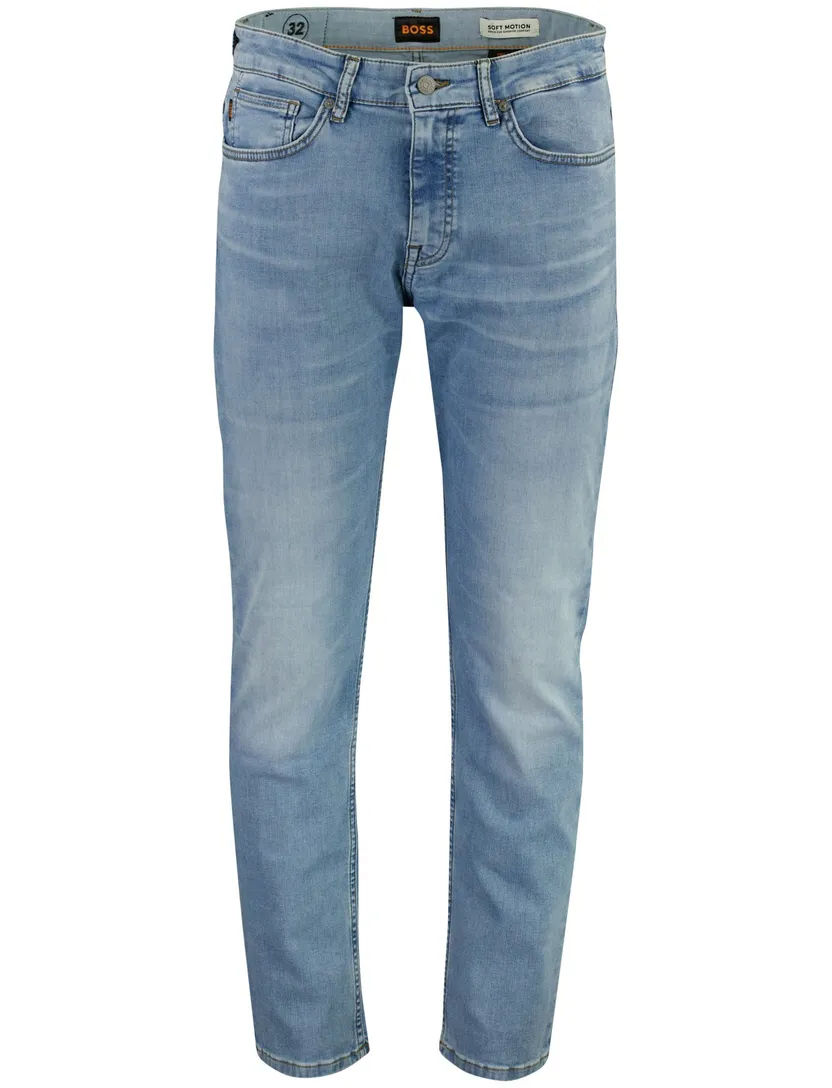 Blauwe jeans BOSS Orange Delaware slim fit katoenblend