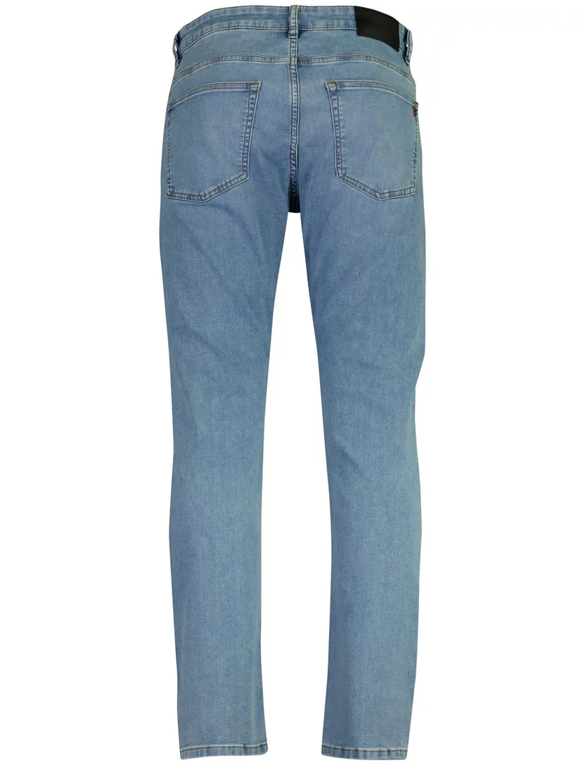 Blauwe jeans BOSS Orange Delaware slim fit katoenblend
