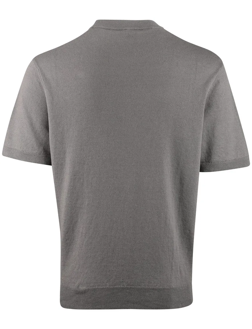 Grijs Tt-shirt ronde hals grijs structuur BOSS Orange