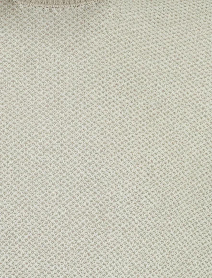 T-shirt gebreid beige BOSS Orange Kantonio structuur